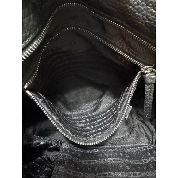 Auth. Celine Bittersweet Black Hobo Slouchy Textured Leather Handbag W/COA - Picture 14 of 16